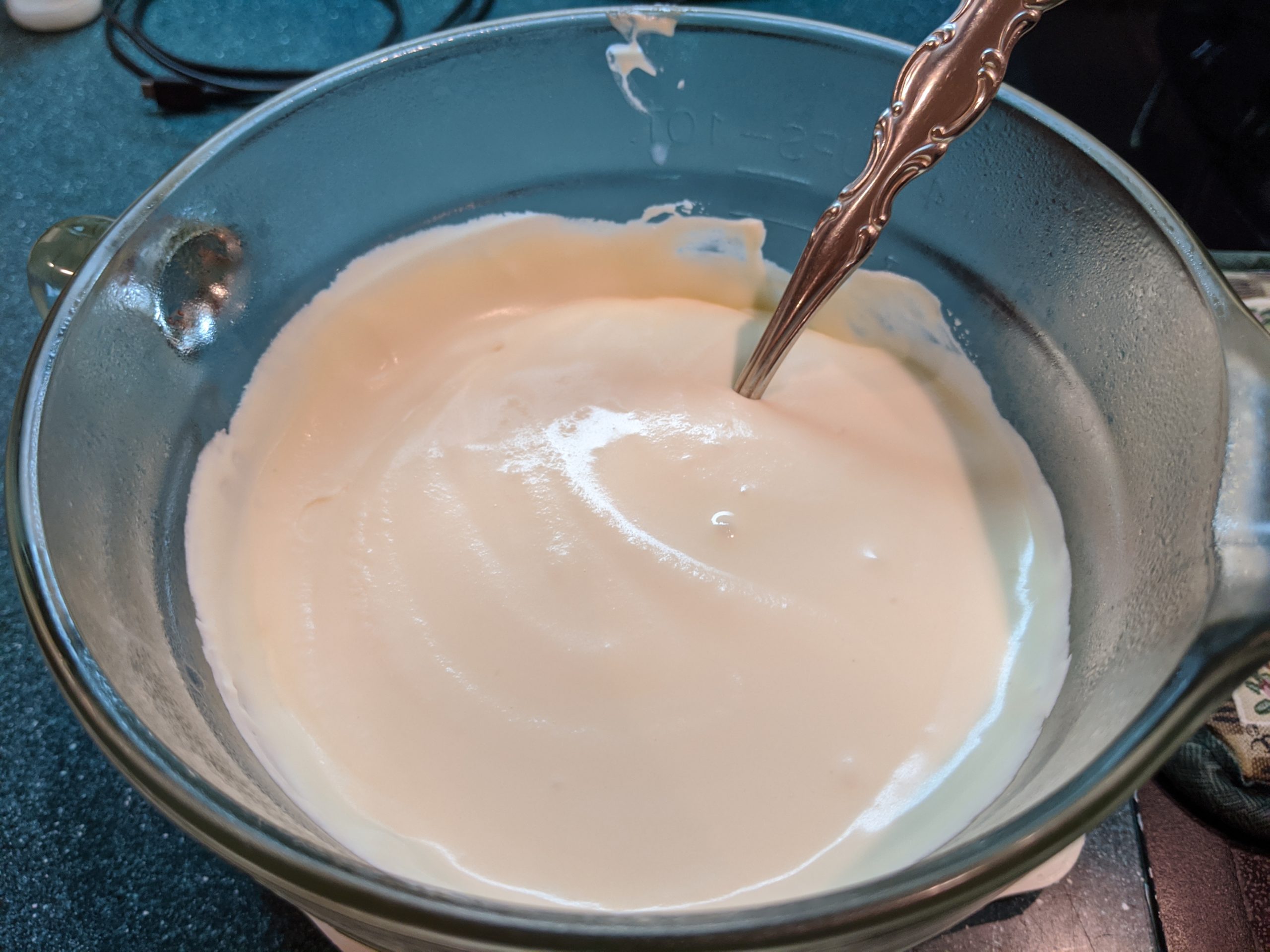 Completed rum sauce Completed rum sauce