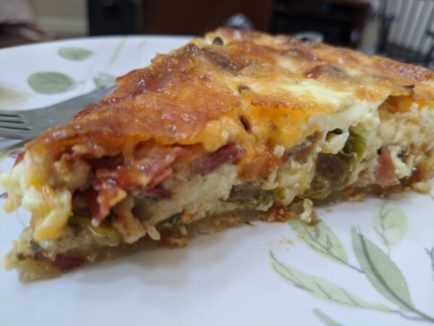 Prosciutto Quiche with Roasted Brussels Sprouts - 9