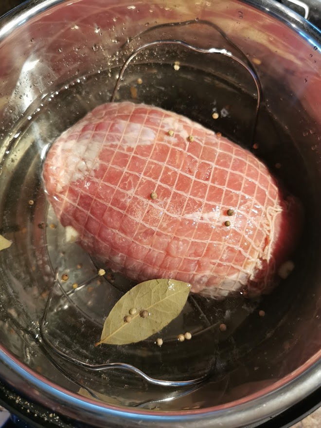 How To Cook Canadian Pork Cottage Roll In An Instant Pot Wandering In