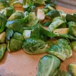 Prosciutto Quiche with Roasted Brussels Sprouts - 5 prosciutto quiche